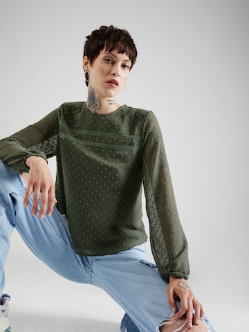 ABOUT YOU Tuniek 'Blouse' in Groen: voorkant