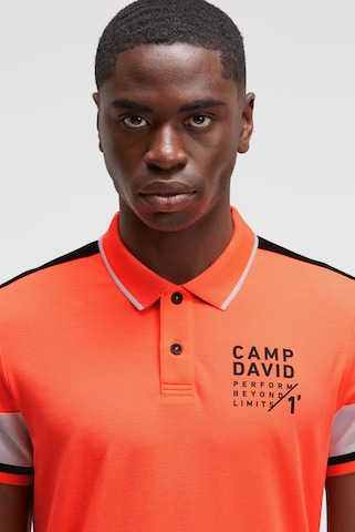 T-Shirt CAMP DAVID en orange