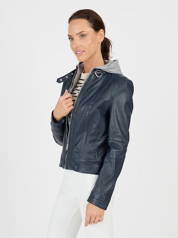 JCC Lederjacke in Blau