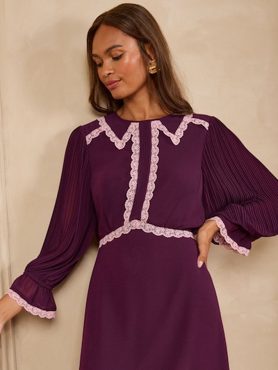 love & roses Vestido camisero en 34 en rojo violáceo, Vista del producto