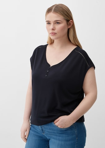 TRIANGLE Shirt in Blauw: voorkant