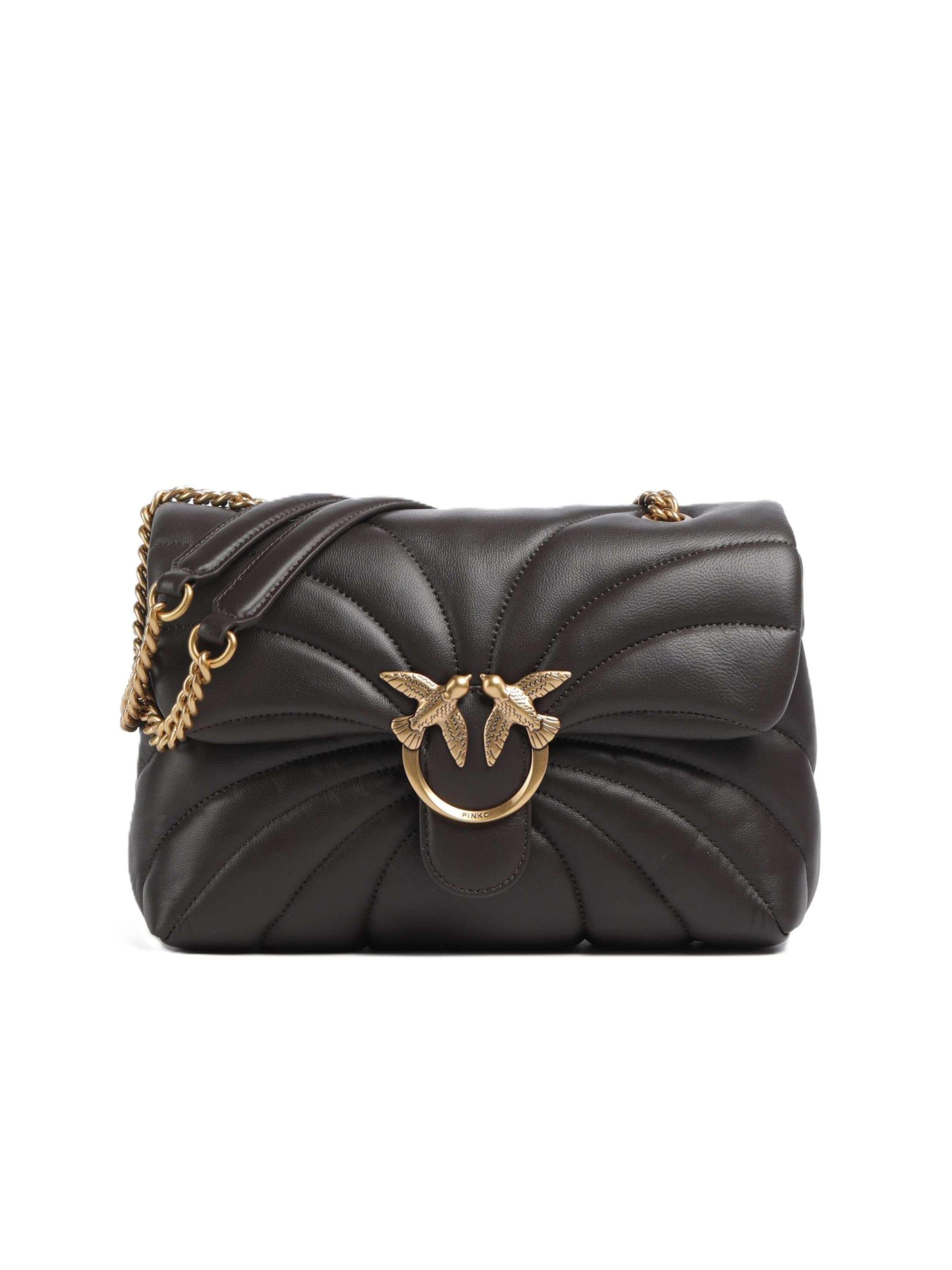 Borsa a tracolla '100038 A1EX' di PINKO in marrone: frontale