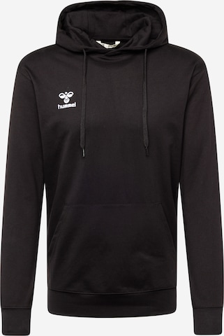 Hummel - Sweatshirt de desporto 'GO 2.0' em preto: frente