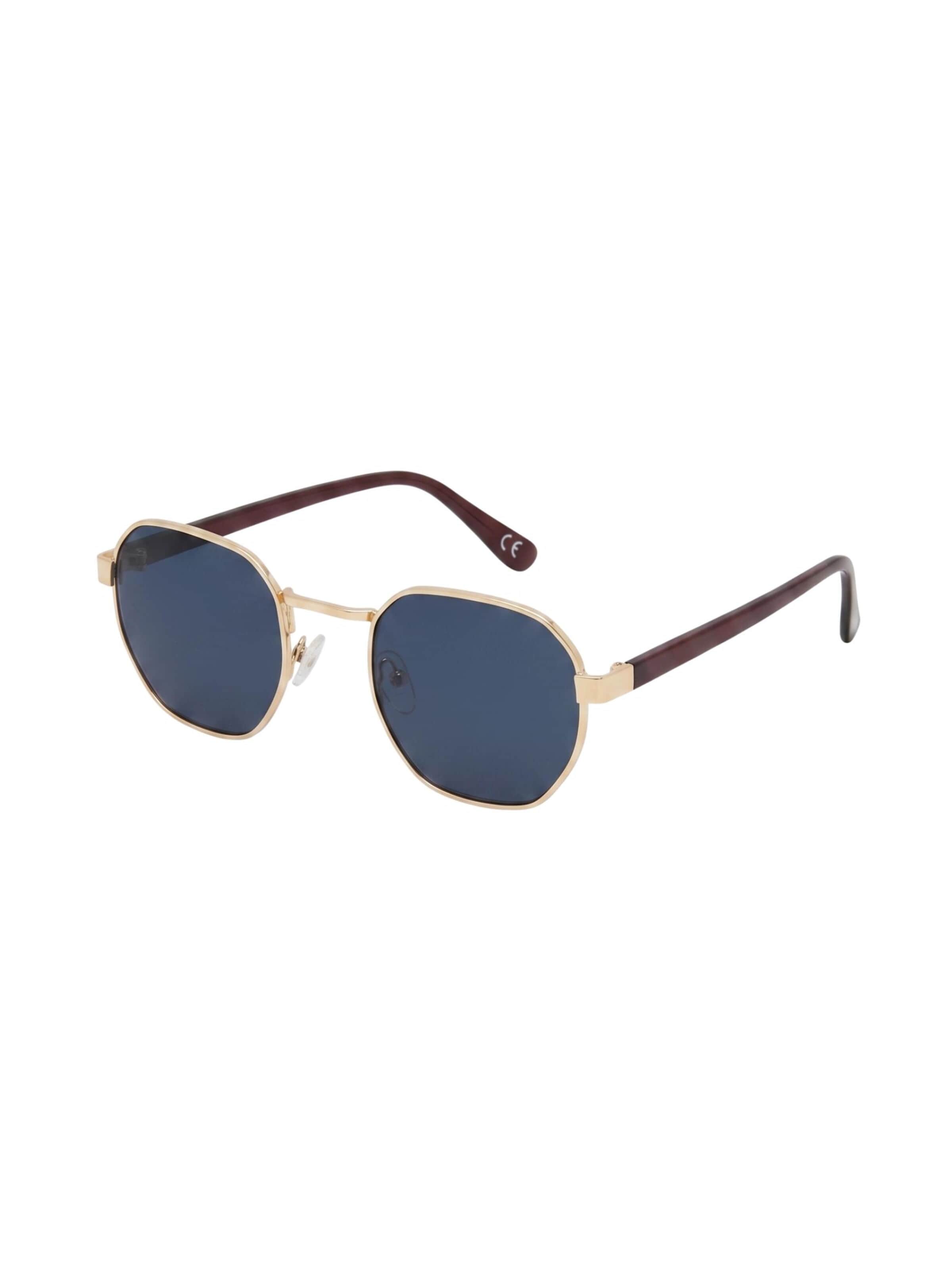Maxte Sunglasses 'Solo-Solis Classic Hexagon Sonnenbrille' in Blue: front