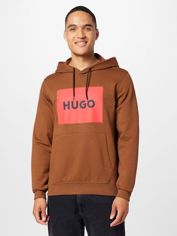 HUGO Sweatshirt 'Duratschi' in Rot: predná strana