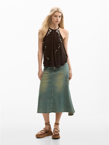 Desigual - Blusa en marrón