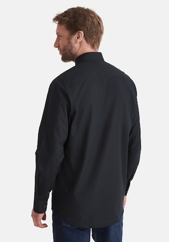 Stooker Men Regular fit Button Up Shirt 'Hugh' in Black