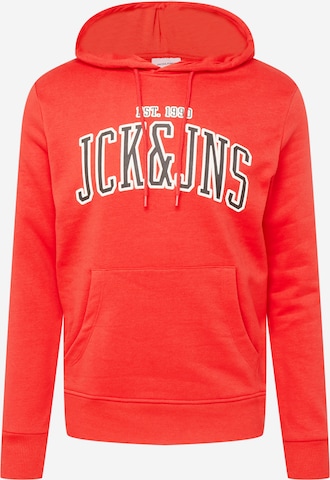 JACK & JONES Mikina 'CEMB' – červená: přední strana