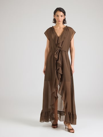 GUESS Jurk 'MAELYS' in Bruin: voorkant