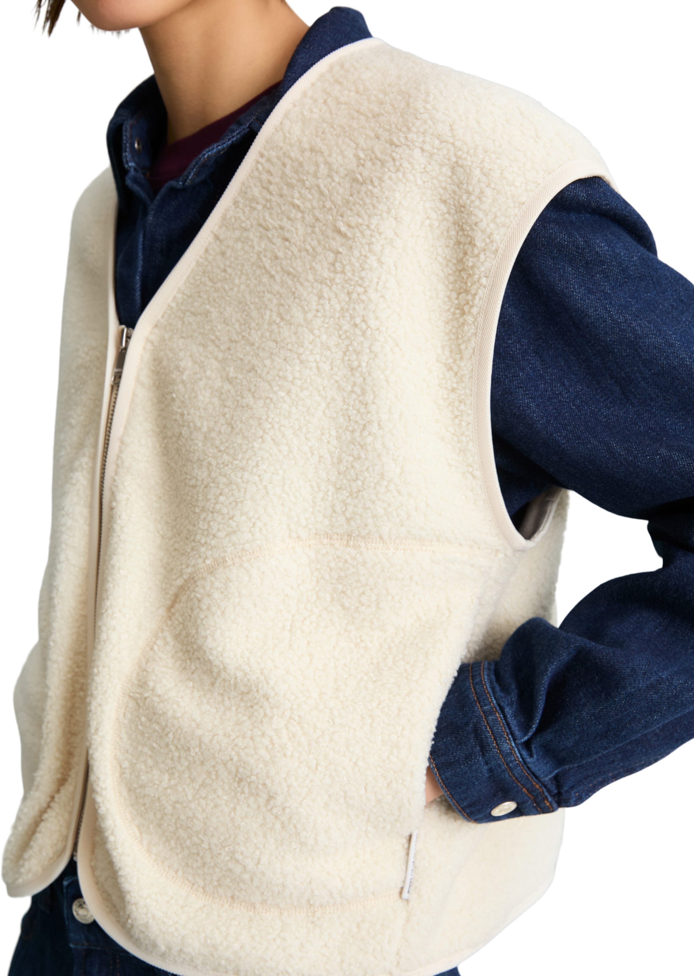 Marc O'Polo DENIM Bodywarmer in Wit