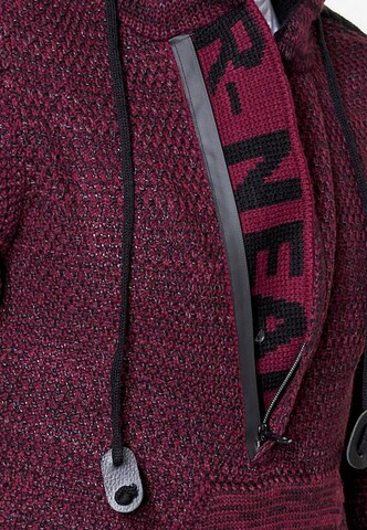Rusty Neal Sweater 'Knitwear' in Red