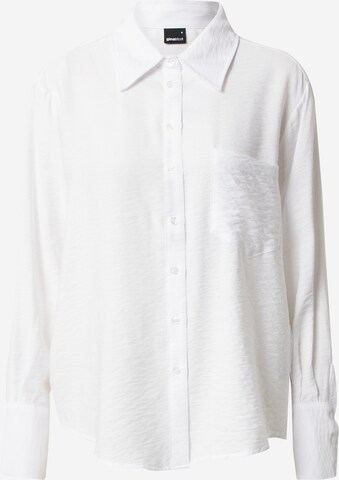 Camicia da donna 'Manuella' di Gina Tricot in bianco: frontale