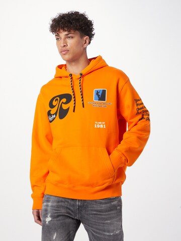 REPLAY Sweatshirt in Orange: front