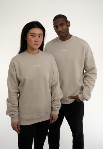 Johnny UrbanSweater majica 'Carter Oversized' - bež boja: prednji dio