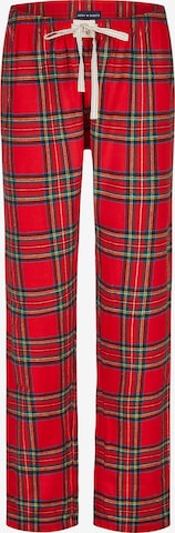 Happy Shorts Pyjamahose ' Christmas ' in Blau: Vorderseite