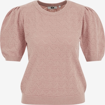 rožinė WE Fashion Megztinis: priekis