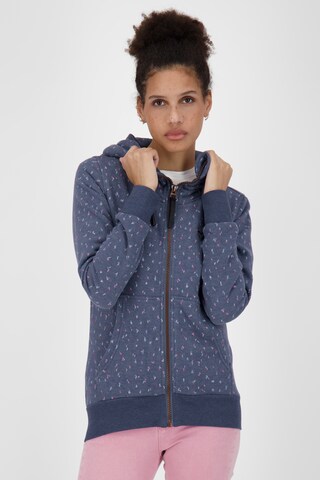 Alife and Kickin Sweatjacke 'YasminAK' in Blau: predná strana