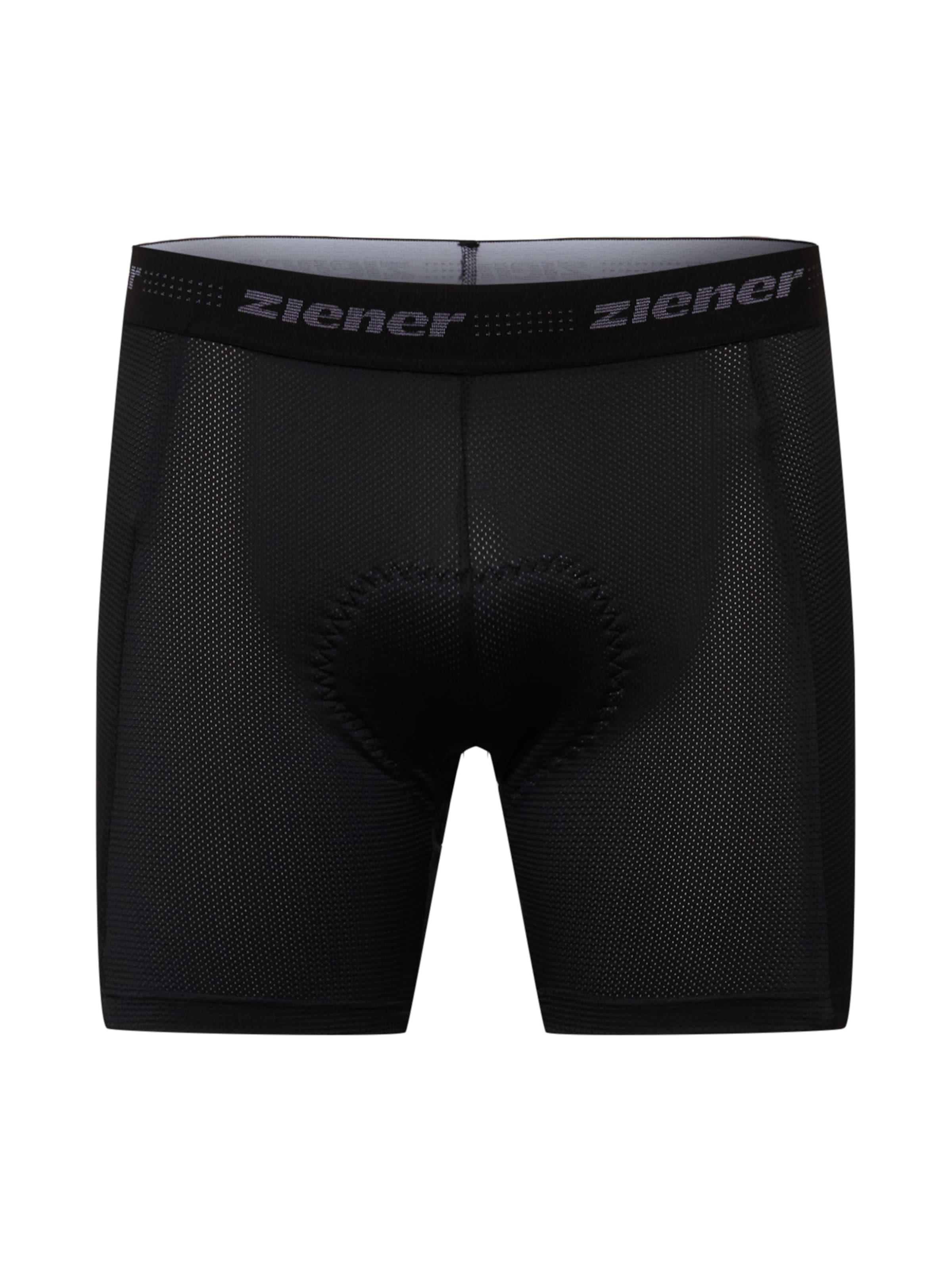 Skinny Pantaloni sportivi 'Neik' di ZIENER in nero: frontale