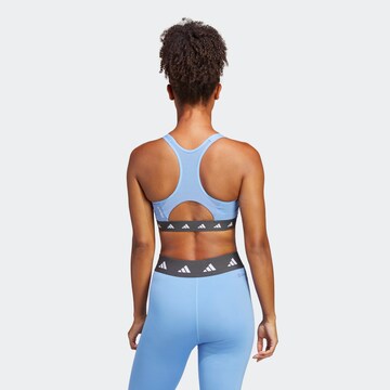 ADIDAS PERFORMANCE Bustier Biustonosz sportowy 'Powerreact' w kolorze niebieski