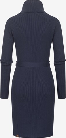 Ragwear Gebreide jurk 'Miyya' in Blauw