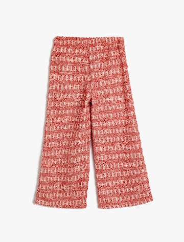 Koton Wide leg Trousers in Red