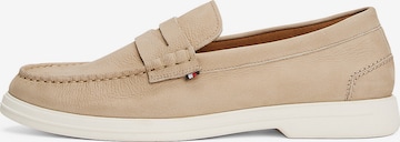 TOMMY HILFIGER Mocassins in Beige: voorkant