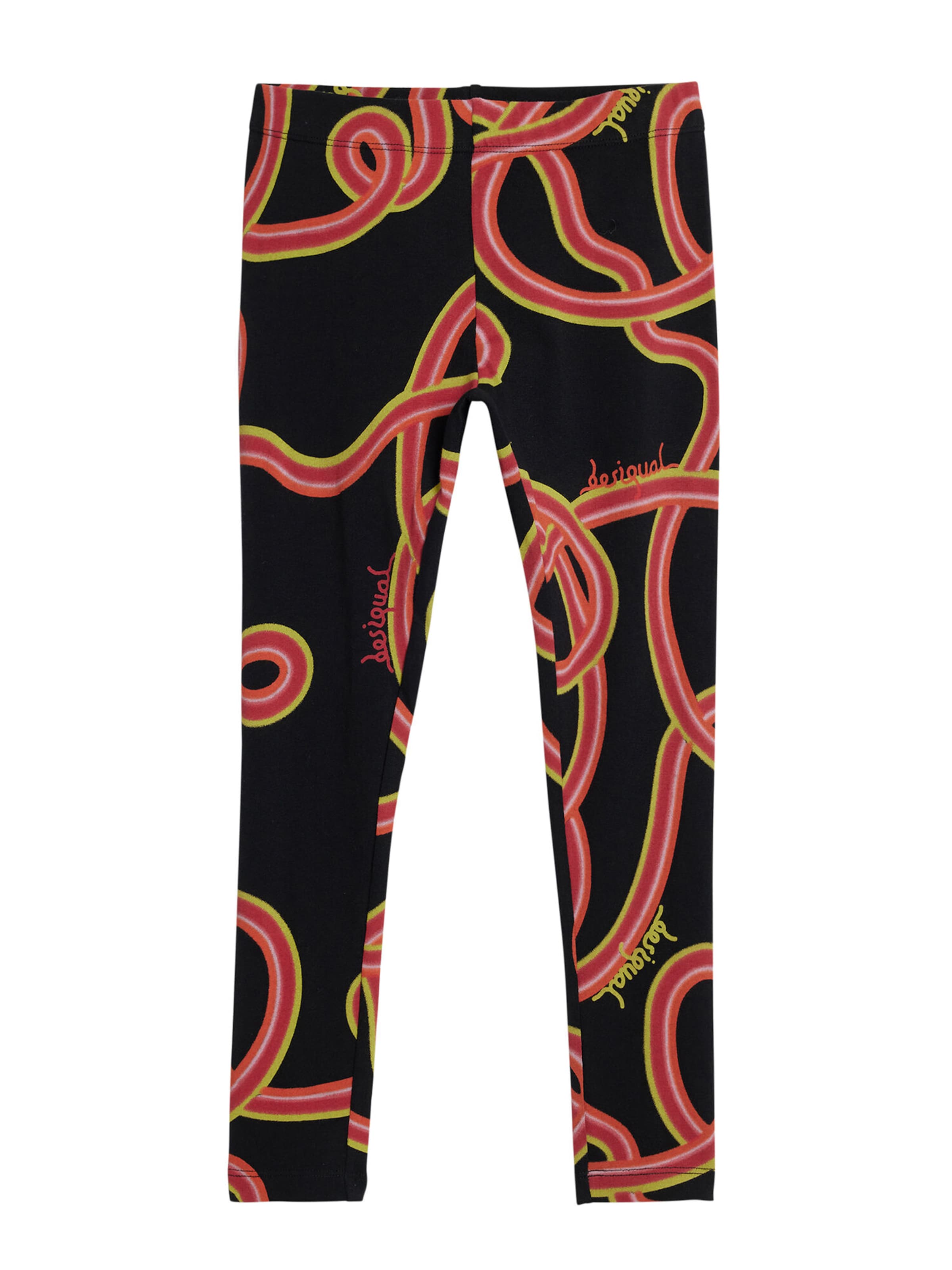 Desigual Regularen Hlače | črna barva: sprednja stran