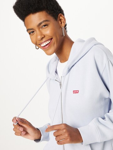 LEVI'S ® Sweatshirt 'Standard Zip Hoodie' in Blau