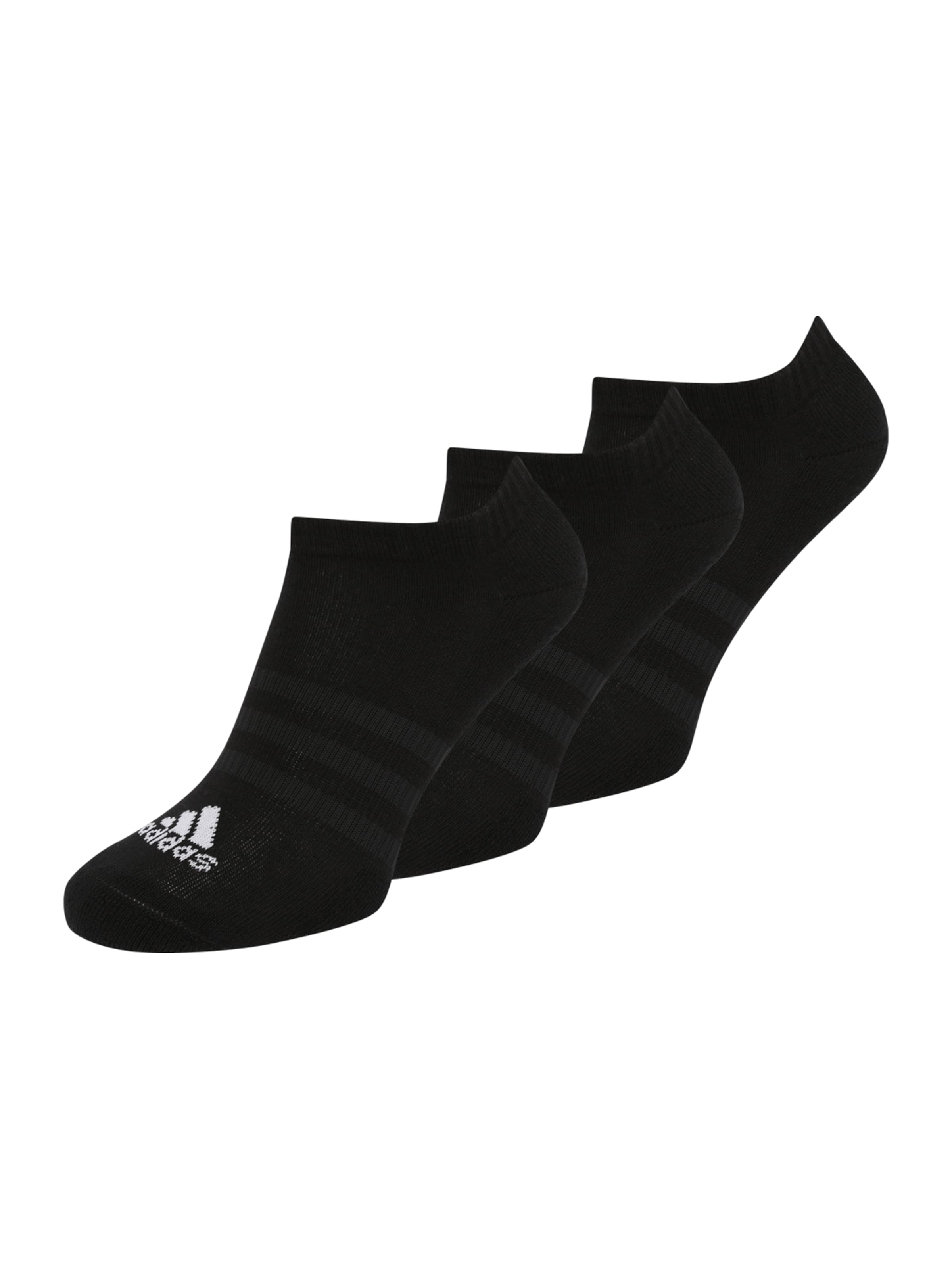 ADIDAS PERFORMANCE Sportsocken 'Cushioned Low-Cut 3 Pairs' in Schwarz: Vorderseite