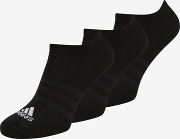 Calzino sportivo 'Cushioned -cut 3 Pairs' di ADIDAS SPORTSWEAR in nero: frontale