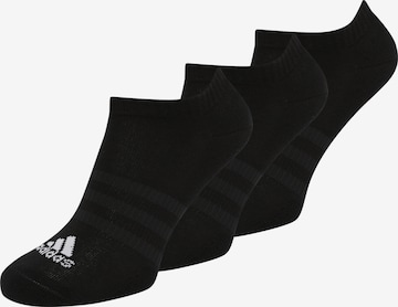 ADIDAS SPORTSWEAR Športové ponožky 'Cushioned -cut 3 Pairs' - Čierna: predná strana