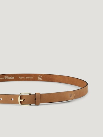 TOM TAILOR Belt 'Megan' in Brown