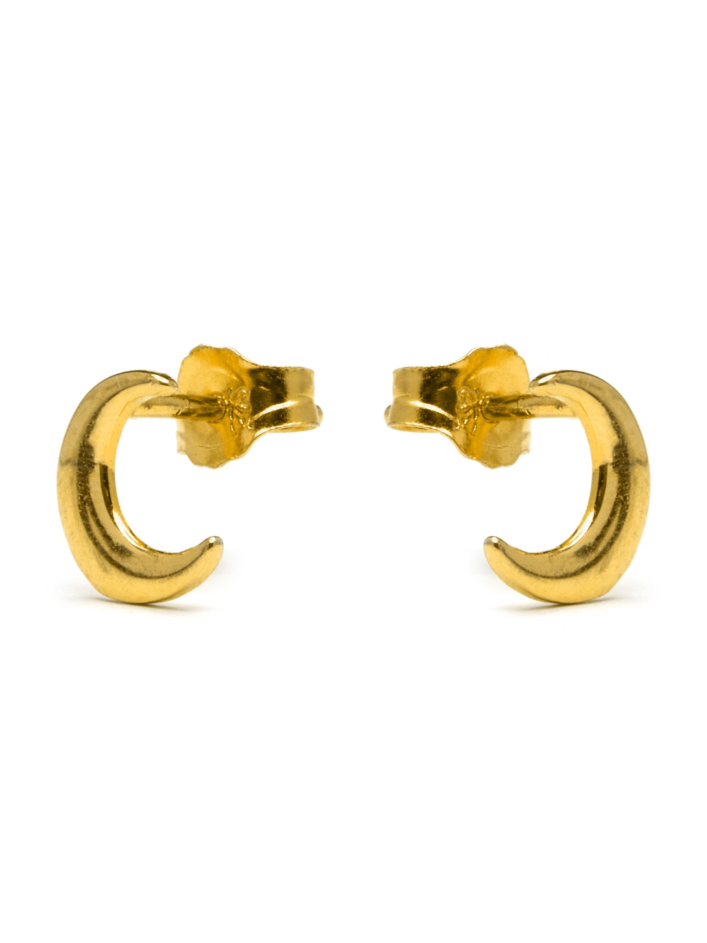 Boucles d'oreilles 'Crescent' Luxenter en or
