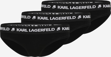 juoda Karl Lagerfeld Moteriškos kelnaitės: priekis