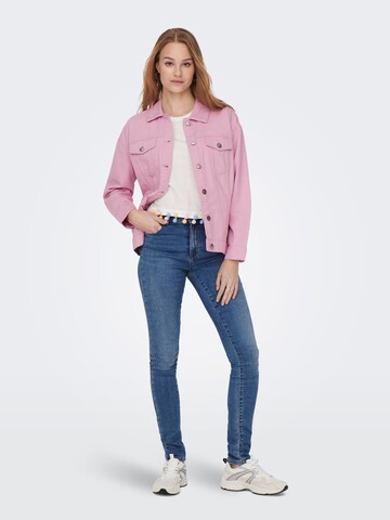 ONLY Between-Season Jacket 'Ocean' in Pink