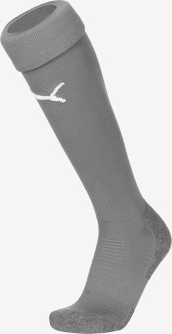 PUMA Soccer Socks 'Team Liga' in Grey: front