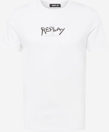 REPLAY T-Shirt in Weiß: predná strana