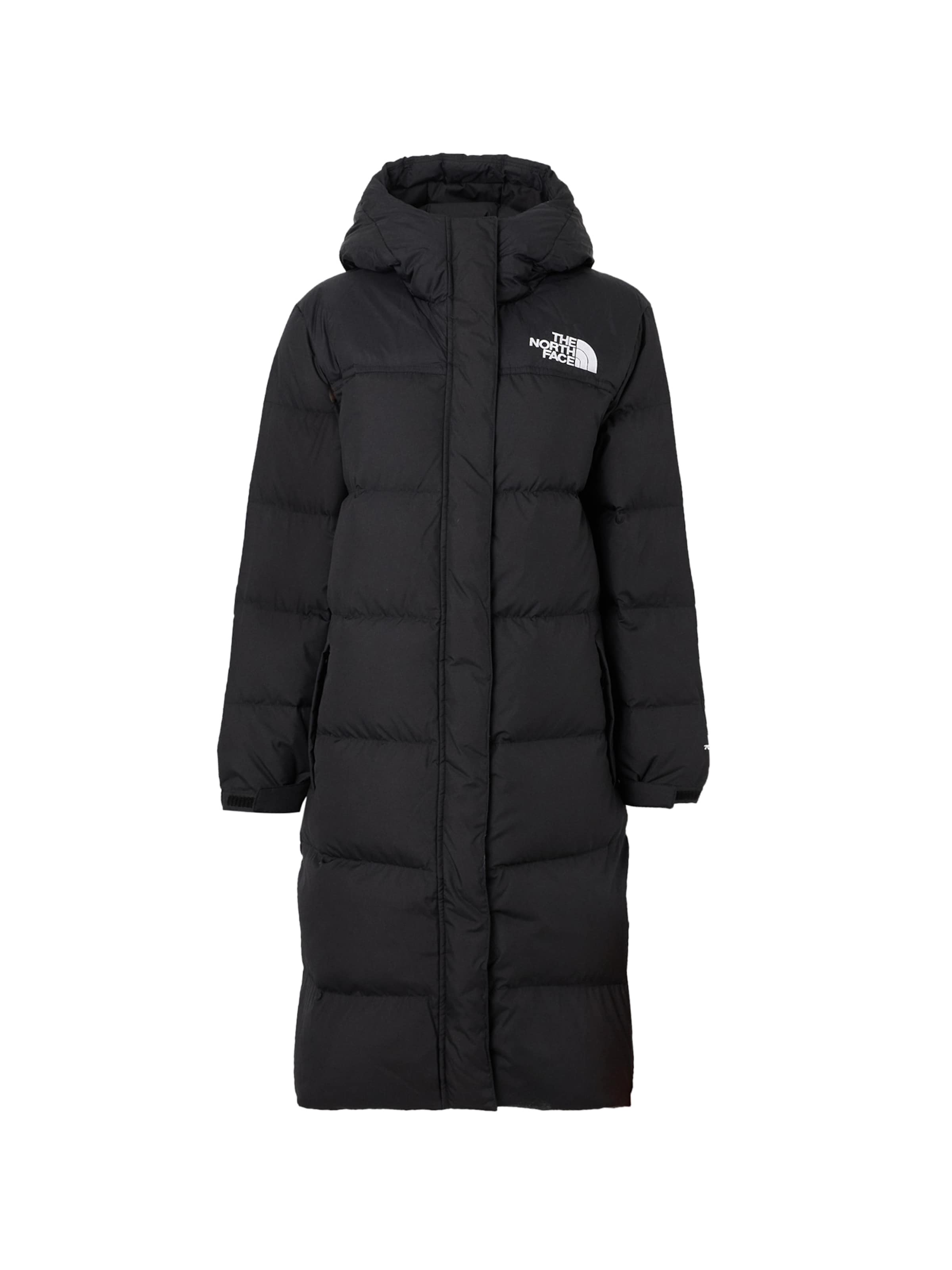 THE NORTH FACE Wintermantel &#x27;Nuptse&#x27; in Zwart: voorkant