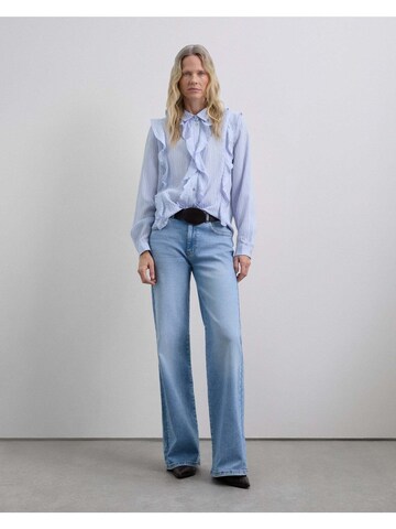 Scalpers Блуза в синьо: отпред