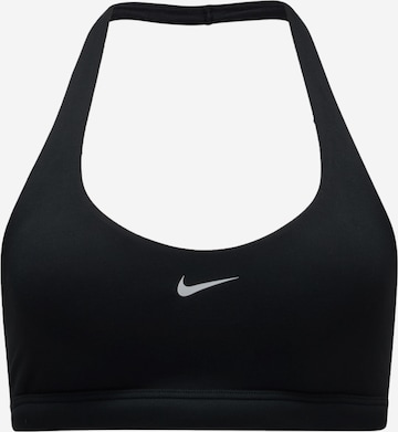 NIKE Bustier Sport-BH 'ONE' in Schwarz: Vorderseite