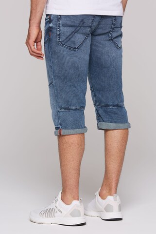 CAMP DAVID Regular Shorts 'HE:RY' in Blau