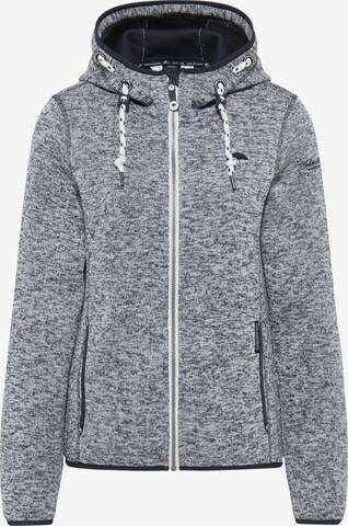 Schmuddelwedda Fleece Jacket in Grey: front