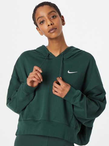 Nike Sportswear Sweatshirt 'Swoosh' in Green: front