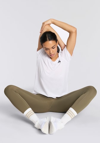 ADIDAS PERFORMANCE Skinny Sporthose in Grün