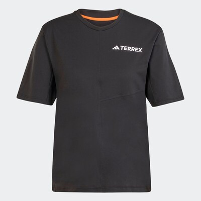 ADIDAS TERREX Performance Shirt in Black / White, Item view