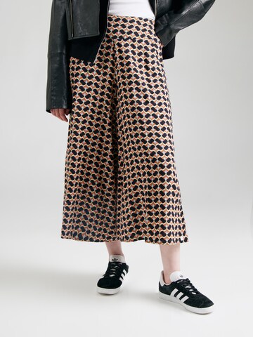 Blutsgeschwister Wide leg Trousers 'In Full Bloom' in Black: front