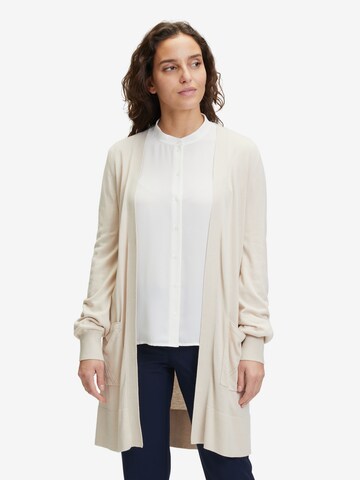 Betty & Co Knit Cardigan in Beige: front