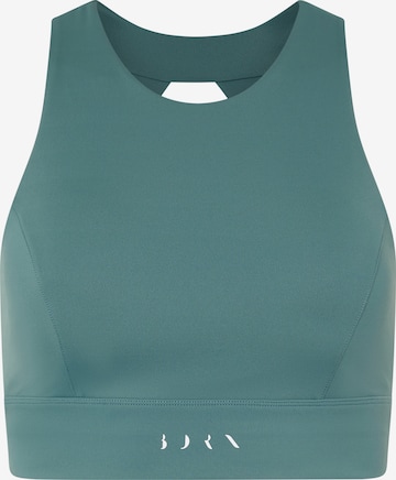 Born Bustier Sport bh 'Ariadna' in Groen: voorkant