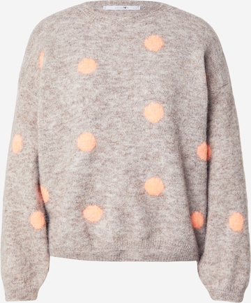 Hailys Pullover 'Sa44ra' in Grau: Vorderseite