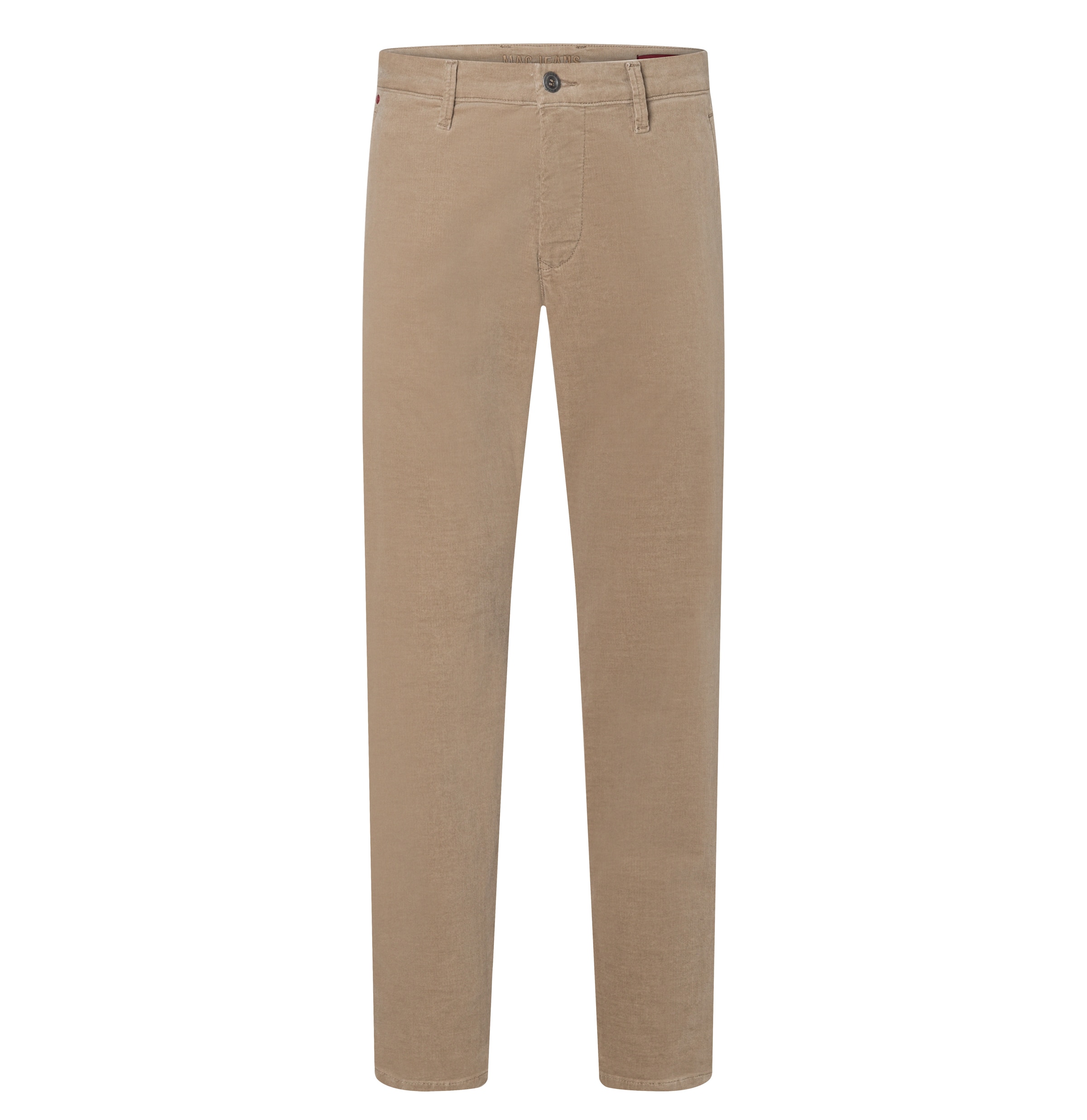MAC Slimfit Hose in Beige: Vorderseite